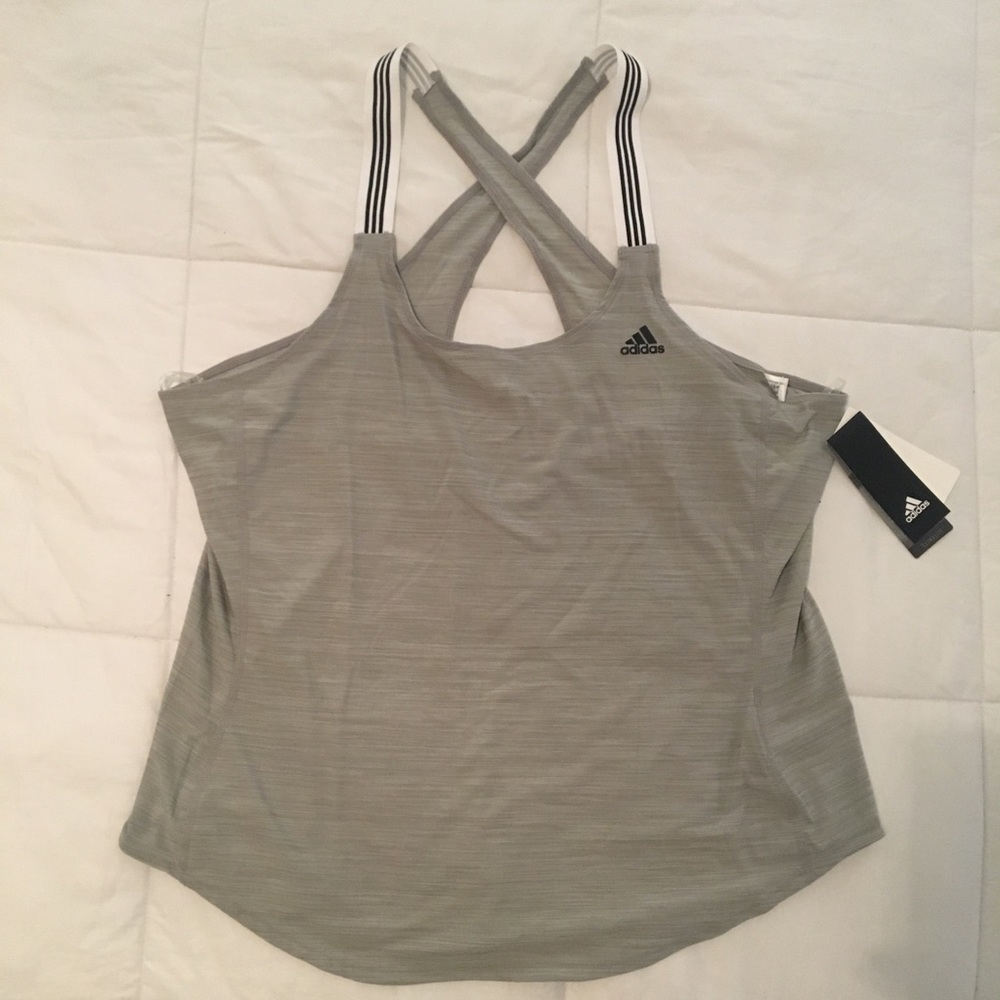 Adidas X-back Sports Grey Tank Size XL